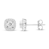 Thumbnail Image 2 of Diamond Stud Earrings 1/2 ct tw Round 10K White Gold