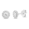 Thumbnail Image 1 of Diamond Stud Earrings 1/2 ct tw Round 10K White Gold