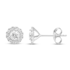 Thumbnail Image 2 of Diamond Stud Earrings 1/2 ct tw Round 10K White Gold