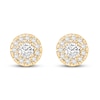 Thumbnail Image 2 of Diamond Stud Earrings 1/2 ct tw Round 18K Yellow Gold