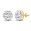 Thumbnail Image 1 of Diamond Stud Earrings 2 ct tw Round 14K Yellow Gold