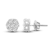 Thumbnail Image 1 of Diamond Earrings 1/3 ct tw Round 14K White Gold
