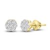 Thumbnail Image 0 of Diamond Earrings 1/3 ct tw Round 14K Yellow Gold