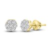 Thumbnail Image 0 of Diamond Earrings 1/3 ct tw Round 14K Yellow Gold