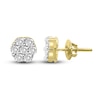 Thumbnail Image 1 of Diamond Earrings 1/3 ct tw Round 14K Yellow Gold