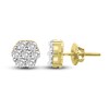 Thumbnail Image 1 of Diamond Earrings 1/3 ct tw Round 14K Yellow Gold