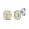 Thumbnail Image 1 of Le Vian Sunny Yellow Diamond Earrings 5/8 ct tw 14K White Gold
