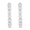 Thumbnail Image 2 of Diamond Hoop Earrings 1-1/2 ct tw Round 18K White Gold