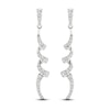 Thumbnail Image 2 of Diamond Dangle Earrings 1/2 ct tw Round 10K White Gold