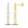 Thumbnail Image 2 of Diamond Dangle Earrings 3/8 ct tw Round 10K Yellow Gold