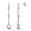 Thumbnail Image 0 of Diamond Drop Earrings 1/6 ct tw Round 10K White Gold