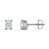 Thumbnail Image 1 of Royal Asscher Diamond Solitaire Stud Earrings 1 ct tw Oval 14K White Gold (SI2/I)