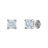 Thumbnail Image 0 of Royal Asscher Diamond Solitaire Stud Earrings 1-1/2 ct tw Round 14K White Gold (SI2/I)
