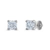 Thumbnail Image 1 of Royal Asscher Diamond Solitaire Stud Earrings 1-1/2 ct tw Round 14K White Gold (SI2/I)