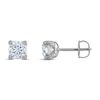 Thumbnail Image 1 of Royal Asscher Diamond Solitaire Stud Earrings 1-1/2 ct tw Round 14K White Gold (SI2/I)