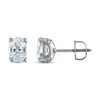 Thumbnail Image 2 of Royal Asscher Diamond Solitaire Stud Earrings 1-1/2 ct tw Oval 14K White Gold (SI2/I)