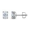 Thumbnail Image 1 of Royal Asscher Diamond Solitaire Stud Earrings 1-1/2 ct tw Oval 14K White Gold (SI2/I)