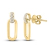 Thumbnail Image 0 of LALI Jewels Diamond Link Earrings 1/8 ct tw Round 14K Yellow Gold