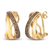 Thumbnail Image 0 of Le Vian Chocolate Diamond Earrings 1/2 ct tw Diamonds 14K Honey Gold
