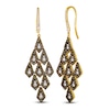 Thumbnail Image 1 of Le Vian Diamond Earrings 1-5/8 ct tw Diamonds 14K Honey Gold
