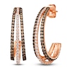 Thumbnail Image 0 of Le Vian Diamond Earrings 1-5/8 ct tw Diamonds 14K Strawberry Gold