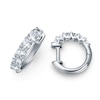 Thumbnail Image 0 of Diamond Hoop Earrings 1 ct tw Round 14K White Gold