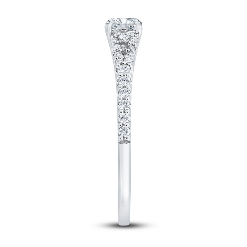 Main Image 2 of Diamond Engagement Ring 5/8 ct tw Round 14K White Gold