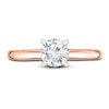 Thumbnail Image 3 of Diamond Solitaire Engagement Ring 1/3 ct tw Round 14K Rose Gold (I2/I)