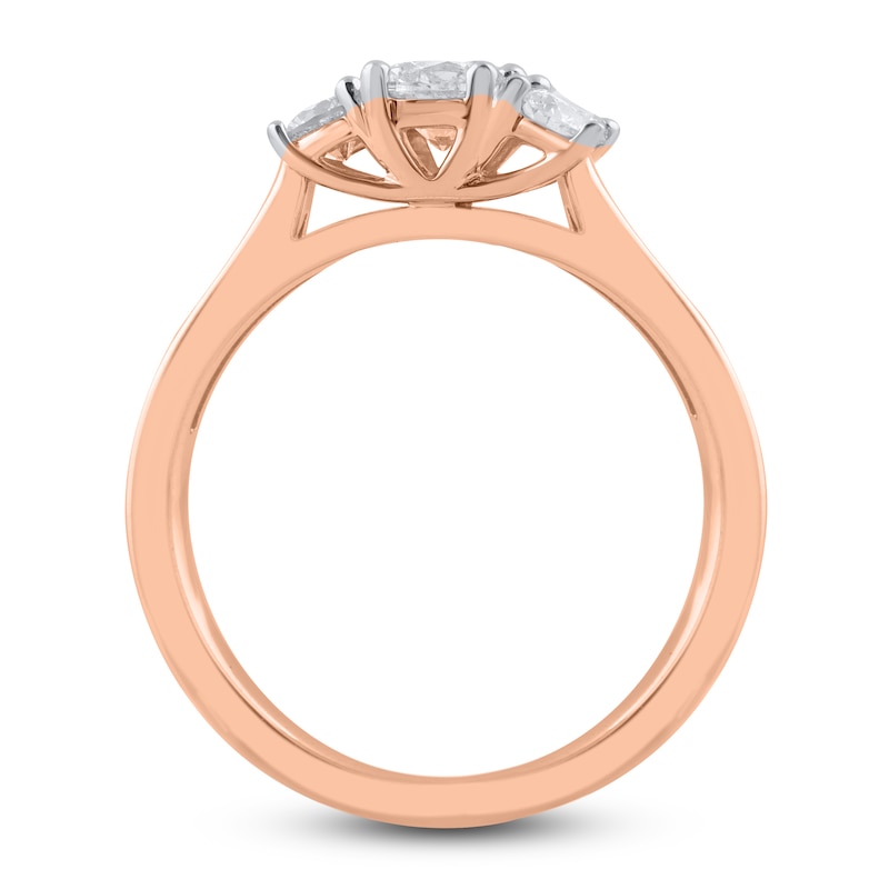 Main Image 2 of Diamond Engagement Ring 1 ct tw Round 14K Rose Gold