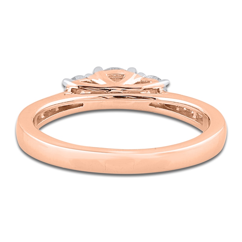 Main Image 3 of Diamond Engagement Ring 1 ct tw Round 14K Rose Gold
