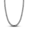 Thumbnail Image 1 of Men's Solid Curb Chain Necklace Black Ion-Plated Stainless Steel 8mm 22"