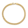 Thumbnail Image 1 of Men's Hollow Wheat Chain Bracelet 14K Yellow Gold 5.0mm 8.5"
