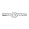 Thumbnail Image 3 of Diamond Engagement Ring 1/2 ct tw Princess/Round 14K White Gold