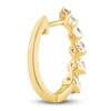 Thumbnail Image 2 of Diamond Hoop Earrings 1 ct tw Round 14K Yellow Gold