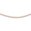 Thumbnail Image 2 of Hollow Rolo Chain Choker Necklace 14K Rose Gold 13"
