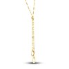 Thumbnail Image 2 of Double Circle Lariat Necklace 14K Yellow Gold 16"