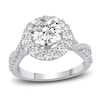 Thumbnail Image 1 of Diamond Engagement Ring 2-1/2 ct tw Round 14K White Gold