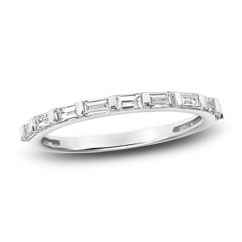 Main Image 1 of Diamond Anniversary Band 1/3 ct tw Baguette 14K White Gold