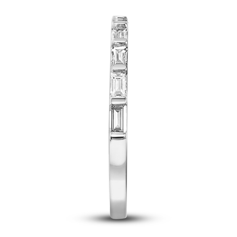 Main Image 4 of Diamond Anniversary Band 1/3 ct tw Baguette 14K White Gold