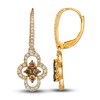 Thumbnail Image 2 of Le Vian Diamond Earrings 1-1/5 ct tw Round 14K Honey Gold