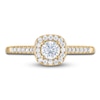 Thumbnail Image 3 of Diamond Engagement Ring 1/2 ct tw Round 14K Yellow Gold