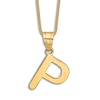 Thumbnail Image 0 of Initial P Necklace 14K Yellow Gold 18"