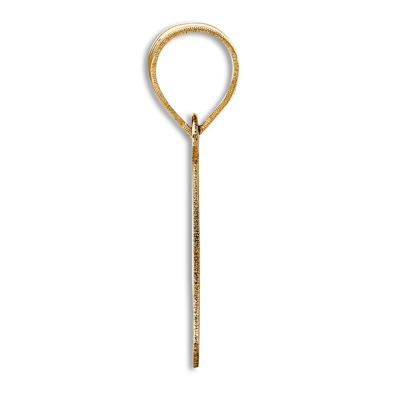 Main Image 2 of Initial P Necklace 14K Yellow Gold 18"
