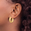 Thumbnail Image 2 of In/Out Hoop Earrings 14K Yellow Gold