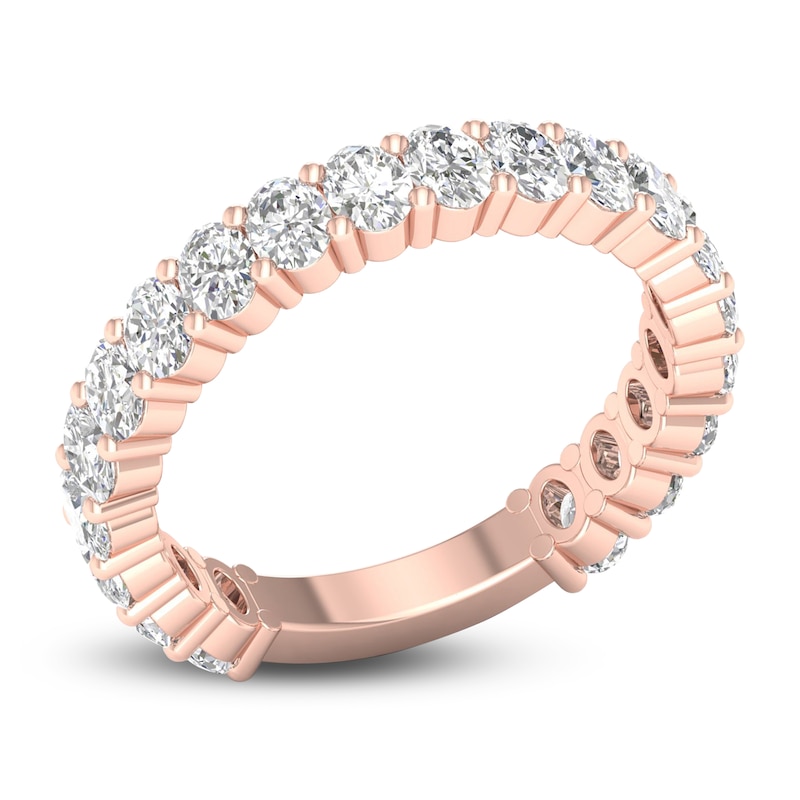Main Image 2 of Diamond Anniversary Band 2 ct tw Oval 14K Rose Gold