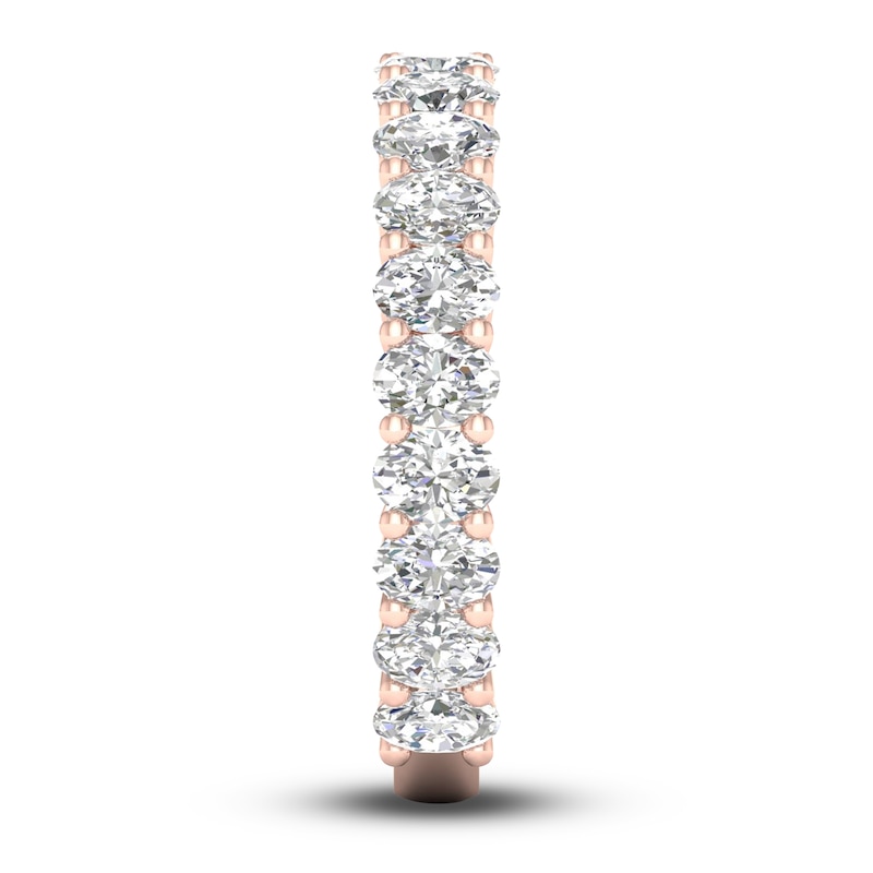 Main Image 3 of Diamond Anniversary Band 2 ct tw Oval 14K Rose Gold