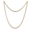 Thumbnail Image 3 of Solid Mariner Chain Necklace 14K Yellow Gold 24" 3.7mm