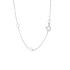 Thumbnail Image 3 of Kallati Diamond Pendant Necklace 1/4 ct tw Baguette/Round 14K White Gold 18"