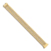 Thumbnail Image 2 of Men's Diamond-Cut Link Chain Bracelet 14K Yellow Gold 7.75"