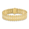 Thumbnail Image 3 of Men's Diamond-Cut Link Chain Bracelet 14K Yellow Gold 7.75"